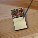 American Foxhound Cozy Christmas Sticky Note Holder- Refiilable Desk Accessory Note Pad