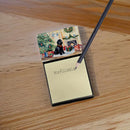 Black Russian Terrier Cozy Christmas Sticky Note Holder- Refiilable Desk Accessory Note Pad