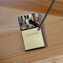 Border Collie Cozy Christmas Sticky Note Holder- Refiilable Desk Accessory Note Pad