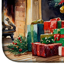 Border Terrier Cozy Christmas Dish Drying Mat