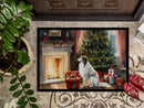 Borzoi Cozy Christmas Doormat - Large 24x36 – Indoor/Outdoor Floor Mat with Artistic Flair