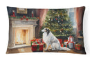Borzoi Cozy Christmas Throw Pillow