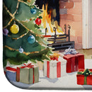 Boston Terrier Cozy Christmas Dish Drying Mat