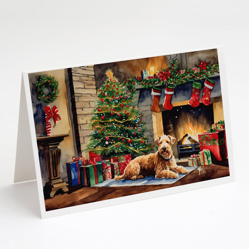 Lakeland Terrier Cozy Christmas Greeting Cards Pack of 8