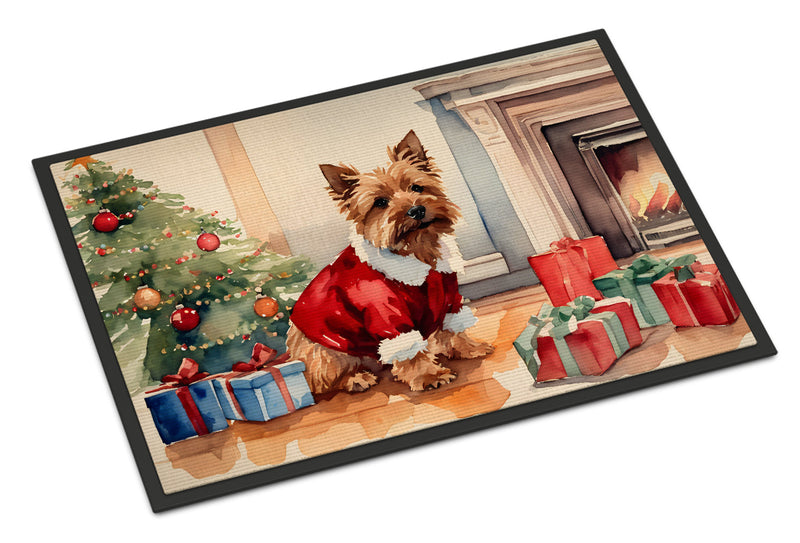 Norwich Terrier Cozy Christmas Doormat