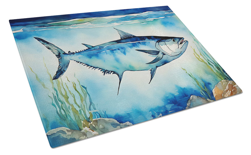 Bluefin Tuna Glass Cutting Boards – Durable, Decorative Kitchen Art Large