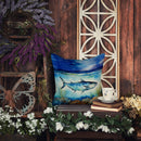 Bluefin Tuna Throw Pillow - 14x14 Decorative Pillow – Art for Your Home & Patio