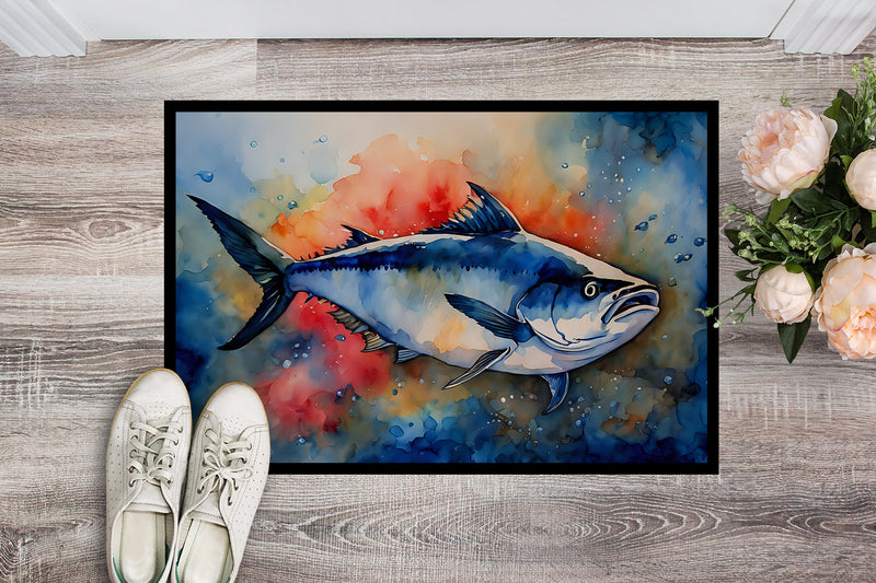 Bluefin Tuna Doormat - Large 24x36 – Indoor/Outdoor Floor Mat with Artistic Flair
