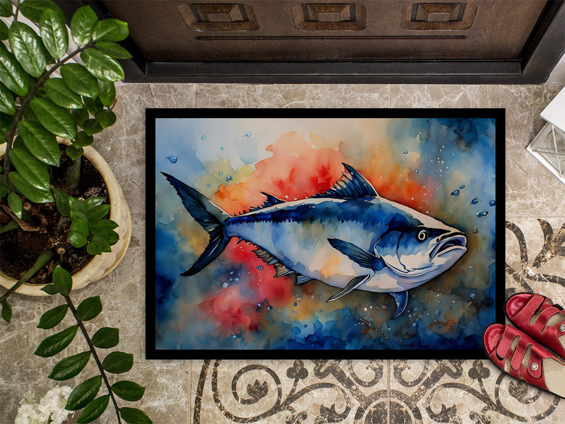 Bluefin Tuna Doormat - Large 24x36 – Indoor/Outdoor Floor Mat with Artistic Flair