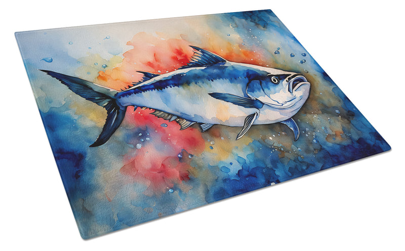 Bluefin Tuna Glass Cutting Boards – Durable, Decorative Kitchen Art Large
