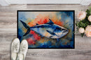 Bluefin Tuna Doormat - 18X27 Indoor / Outdoor Rug | Made in USA