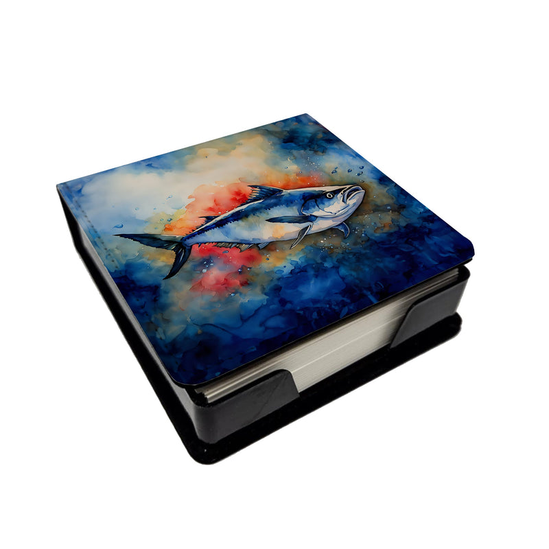 Bluefin Tuna PU Leather Note Paper Holder