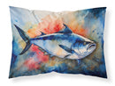 Bluefin Tuna Standard Pillowcase – Artistic Decorative Front, White Back