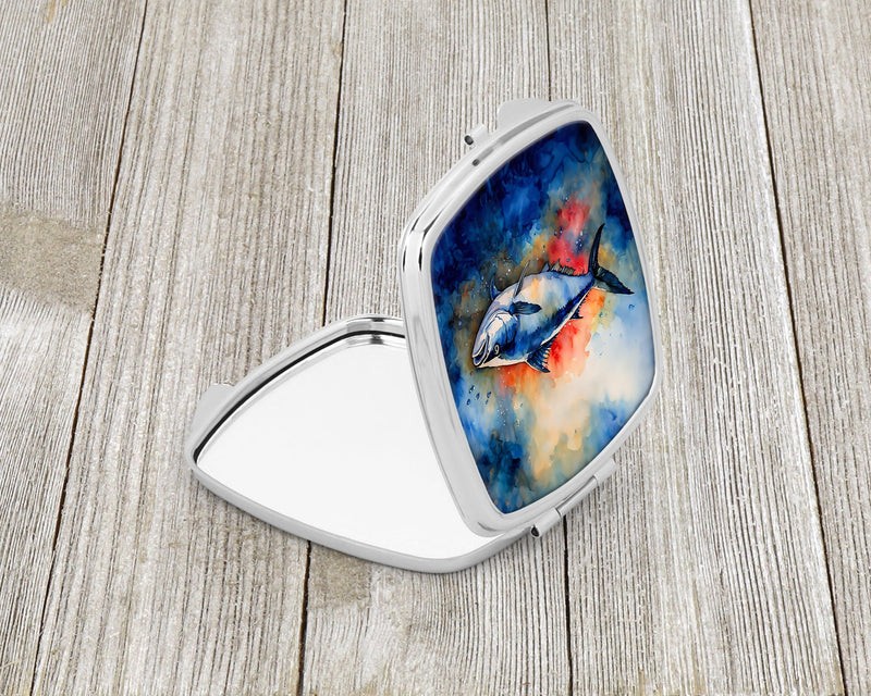 Bluefin Tuna Compact Mirror – Stylish Purse Mirror with Artistic Covers
