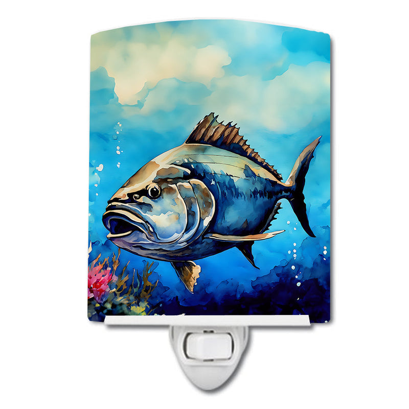 Bluefin Tuna Ceramic Night Light