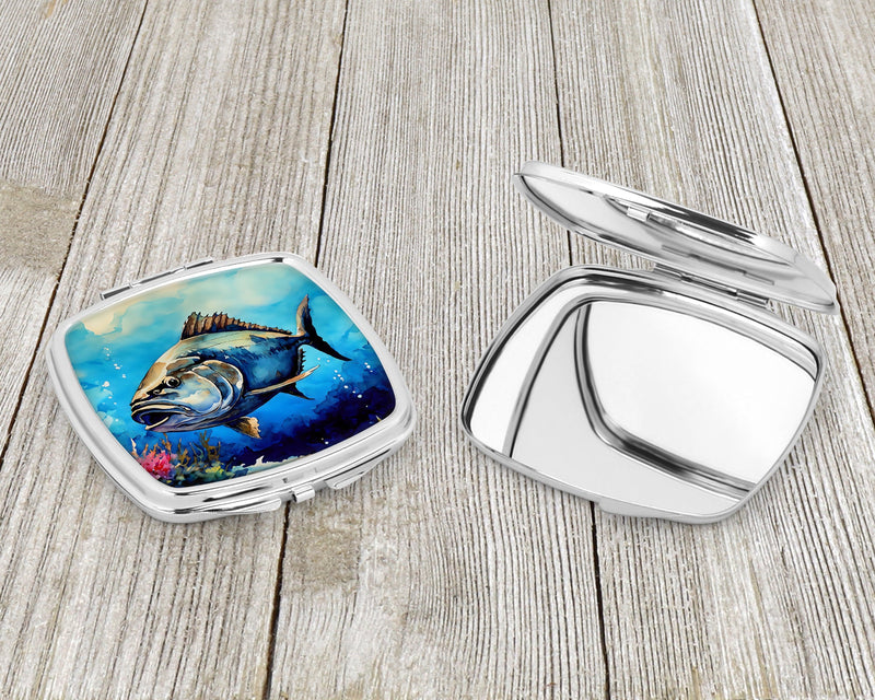 Bluefin Tuna Compact Mirror – Stylish Purse Mirror with Artistic Covers