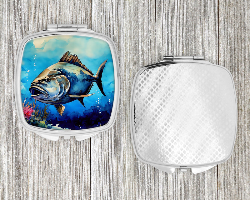 Bluefin Tuna Compact Mirror – Stylish Purse Mirror with Artistic Covers