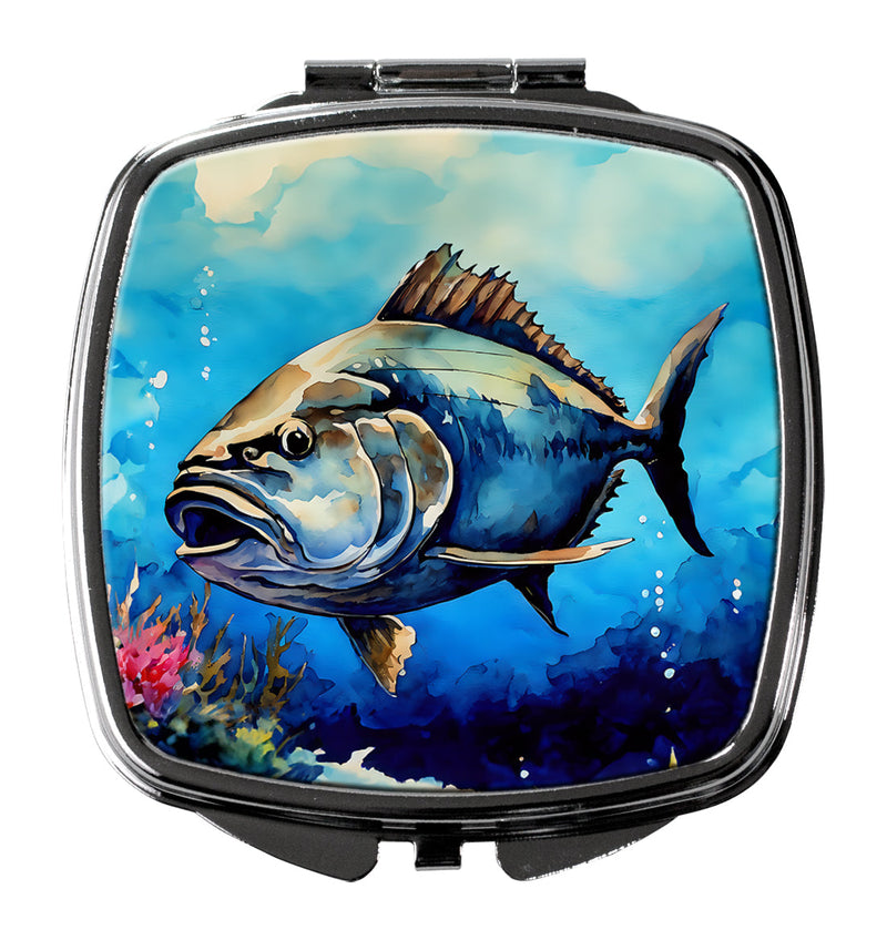 Bluefin Tuna Compact Mirror – Stylish Purse Mirror with Artistic Covers