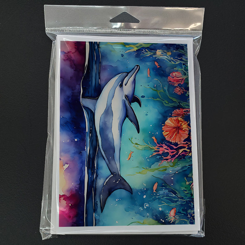 Dolphin Greeting Cards Pack of 8