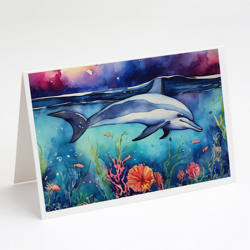 Dolphin Greeting Cards Pack of 8