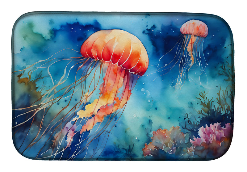 Jellyfish Dish Drying Mat