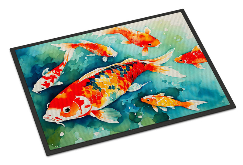 Koi Fish Doormat - 18X27 Indoor / Outdoor Rug | Made in USA