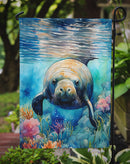 Manatee Garden Flag – Outdoor Decorative Yard Flag DAC2814GF