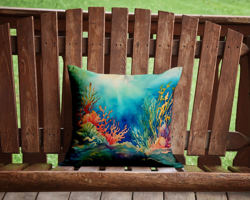 Seaweed Throw Pillow - 14x14 Decorative Pillow – Art for Your Home & Patio