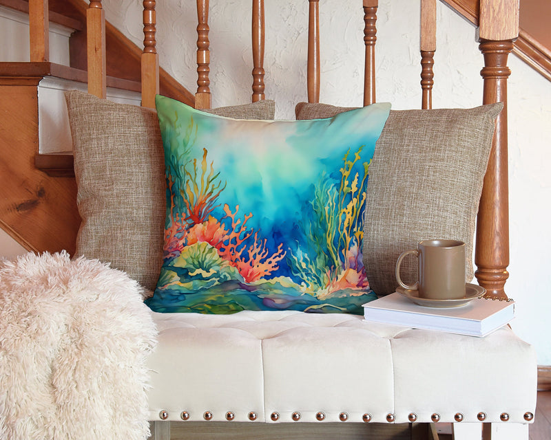 Seaweed Throw Pillow - 14x14 Decorative Pillow – Art for Your Home & Patio