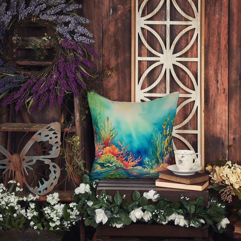 Seaweed Throw Pillow - 14x14 Decorative Pillow – Art for Your Home & Patio