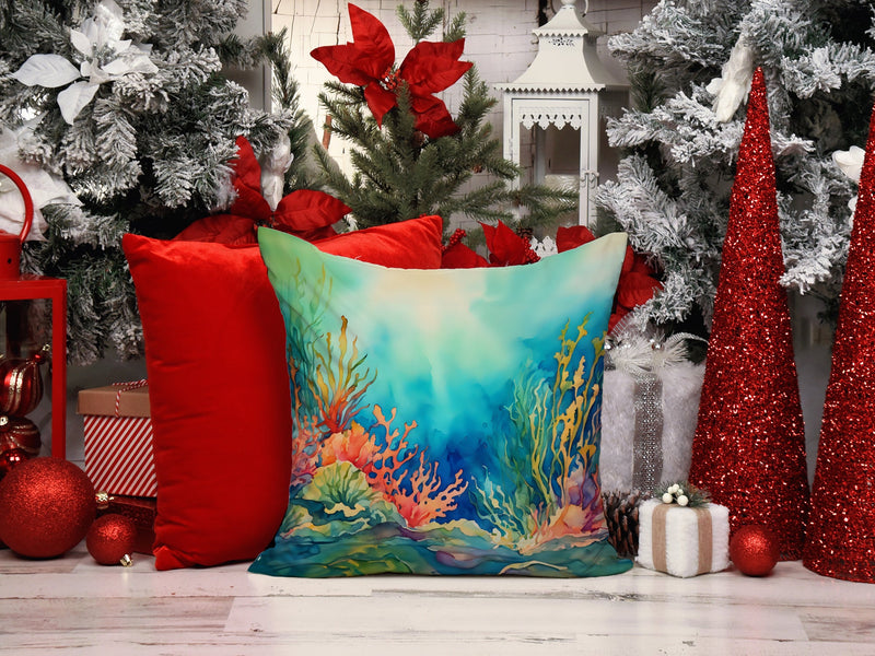 Seaweed Throw Pillow - 14x14 Decorative Pillow – Art for Your Home & Patio