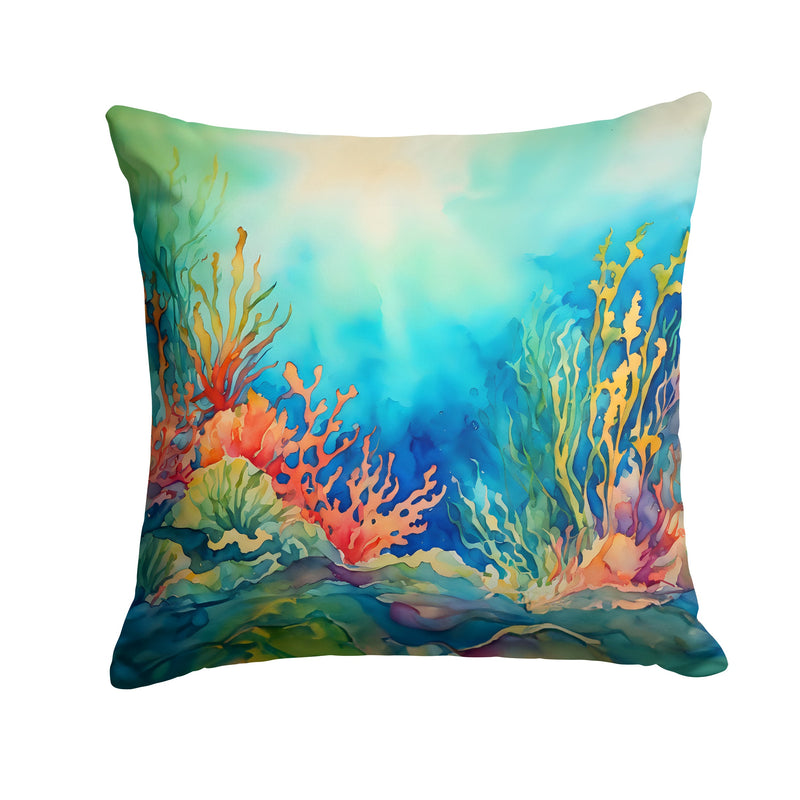 Seaweed Throw Pillow - 14x14 Decorative Pillow – Art for Your Home & Patio