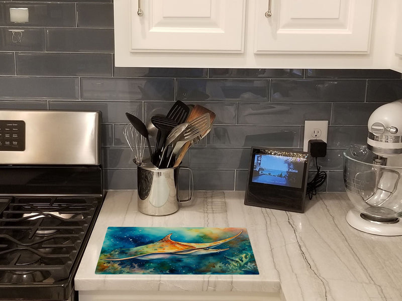 Sting Ray Glass Cutting Boards – Durable, Decorative Kitchen Art Large