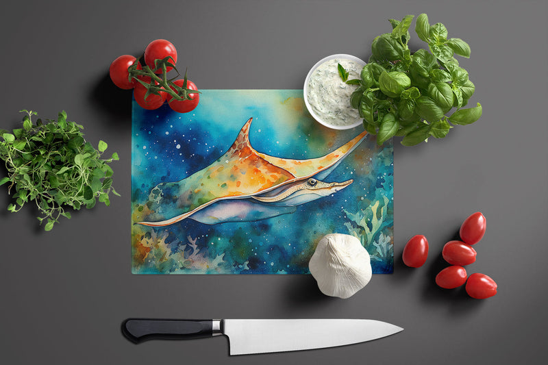 Sting Ray Glass Cutting Boards – Durable, Decorative Kitchen Art Large