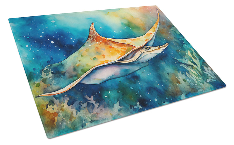 Sting Ray Glass Cutting Boards – Durable, Decorative Kitchen Art Large
