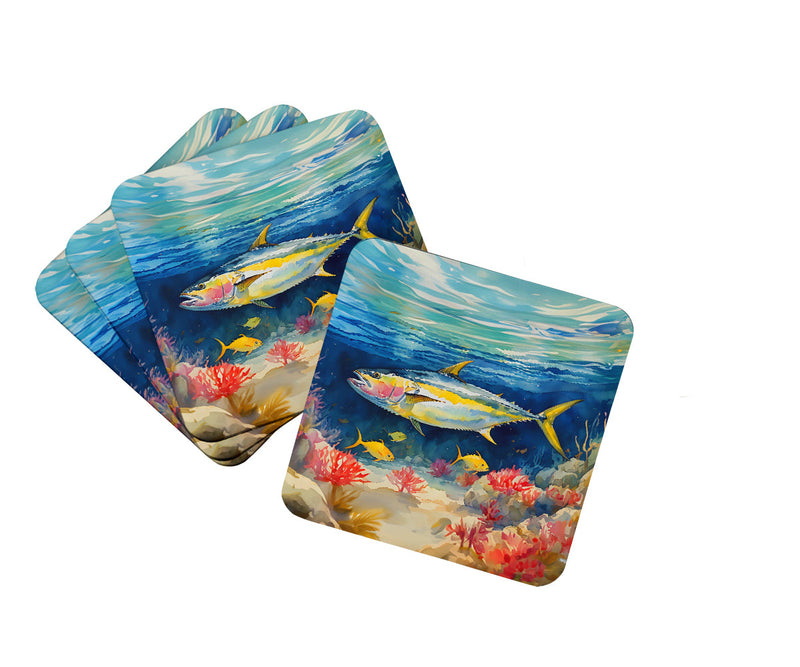 Yellowfin Tuna Foam Coasters