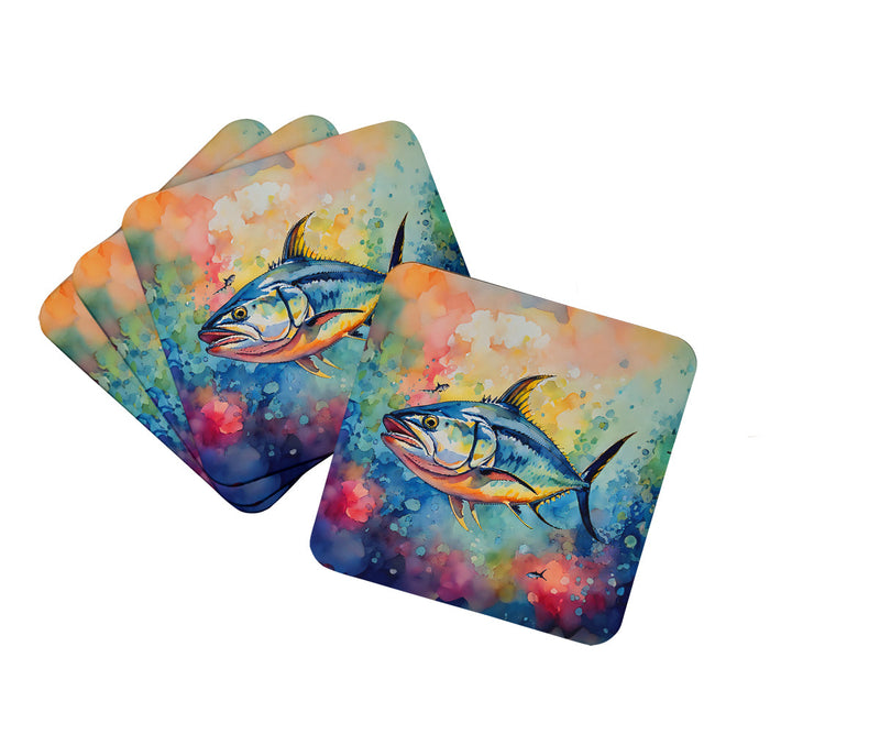 Yellowfin Tuna Foam Coasters