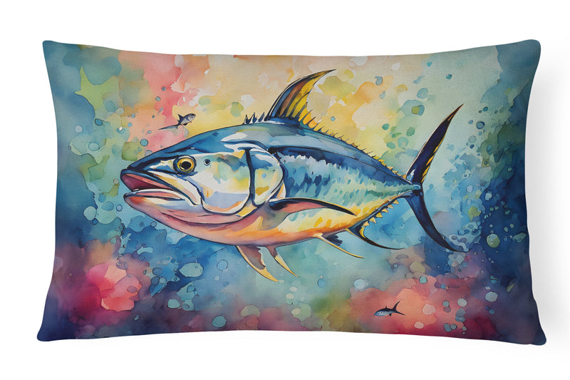 Yellowfin Tuna Throw Pillow