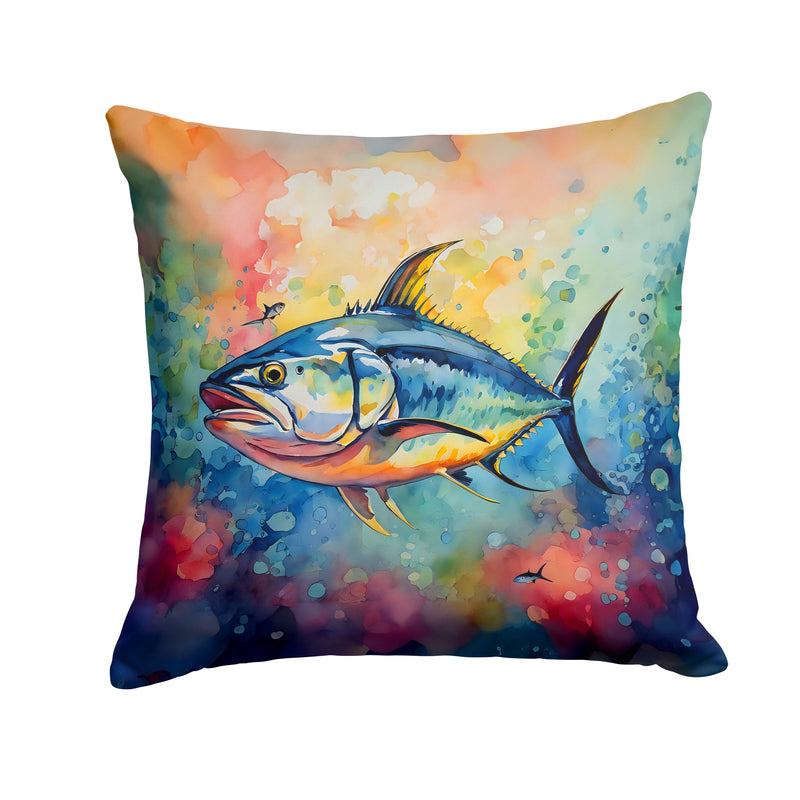 Yellowfin Tuna Throw Pillow