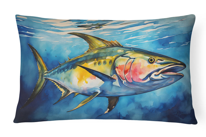 Yellowfin Tuna Throw Pillow