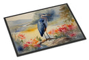 Blue Heron Doormat - Large 24x36 – Indoor/Outdoor Floor Mat with Artistic Flair