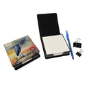 Blue Heron PU Leather Note Paper Holder