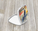 Blue Heron Compact Mirror – Stylish Purse Mirror with Artistic Covers