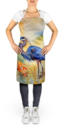 Blue Heron Apron – Artist-Designed Kitchen, BBQ & Craft Apron