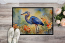 Blue Heron Doormat - Large 24x36 – Indoor/Outdoor Floor Mat with Artistic Flair