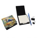 Blue Heron PU Leather Note Paper Holder