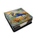 Blue Heron PU Leather Note Paper Holder