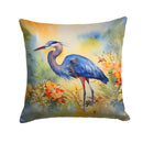 Blue Heron Throw Pillow