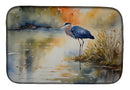 Blue Heron Dish Drying Mat
