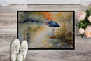 Blue Heron Doormat - Large 24x36 – Indoor/Outdoor Floor Mat with Artistic Flair
